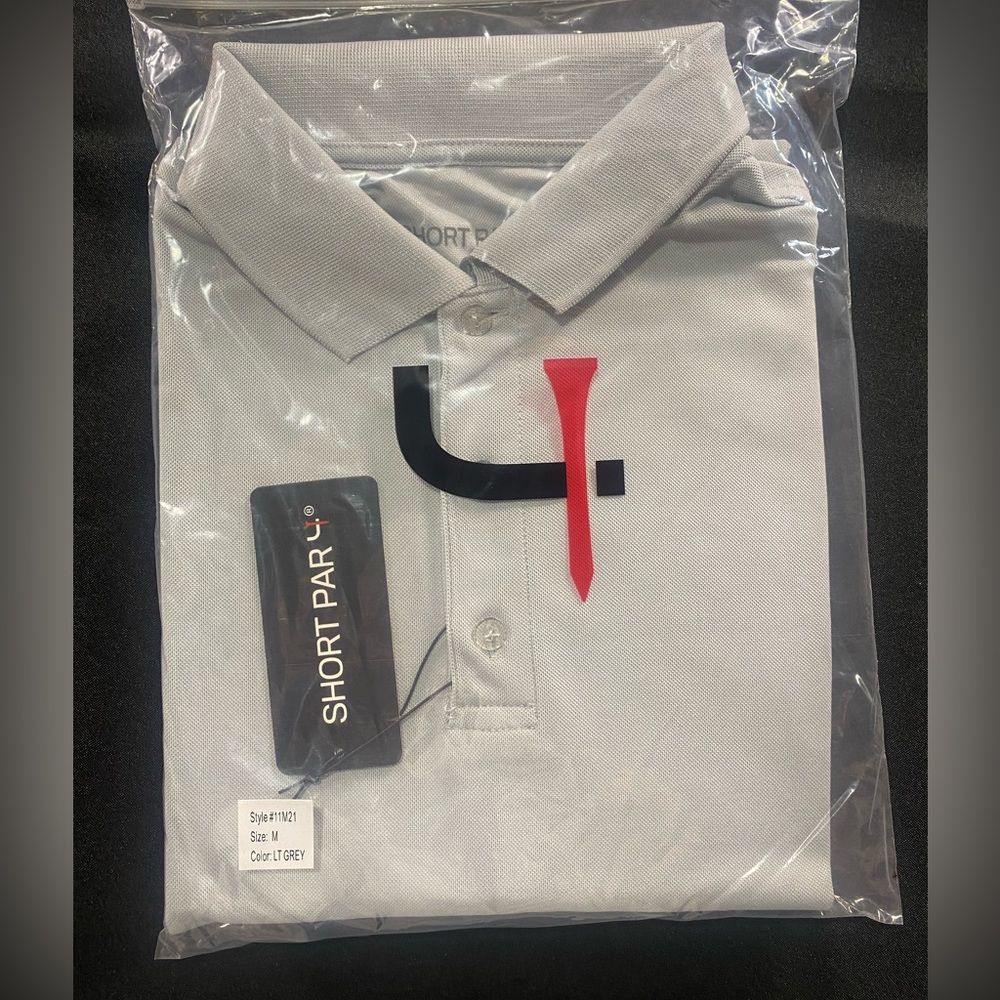 NWT light gray golf shirt